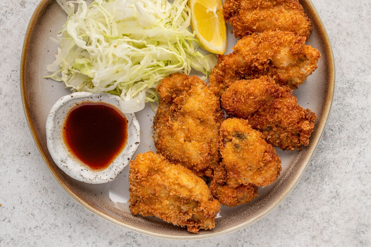 Order Fried Oyster food online from Okinawa Asian Bistro store, Yorktown Heights on bringmethat.com
