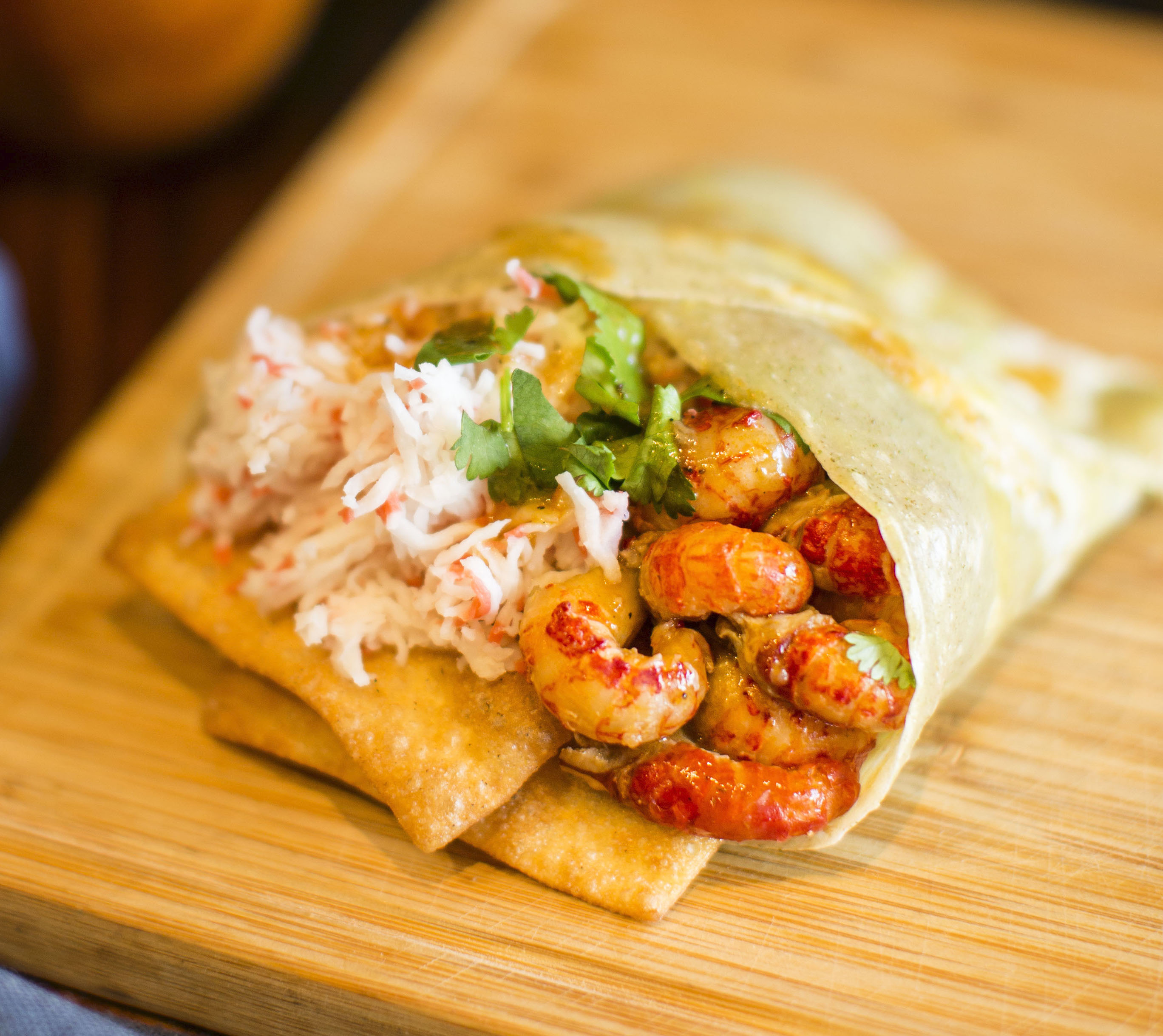 Order Crawfish Crepe food online from Me+Crepe store, Rowland Heights on bringmethat.com