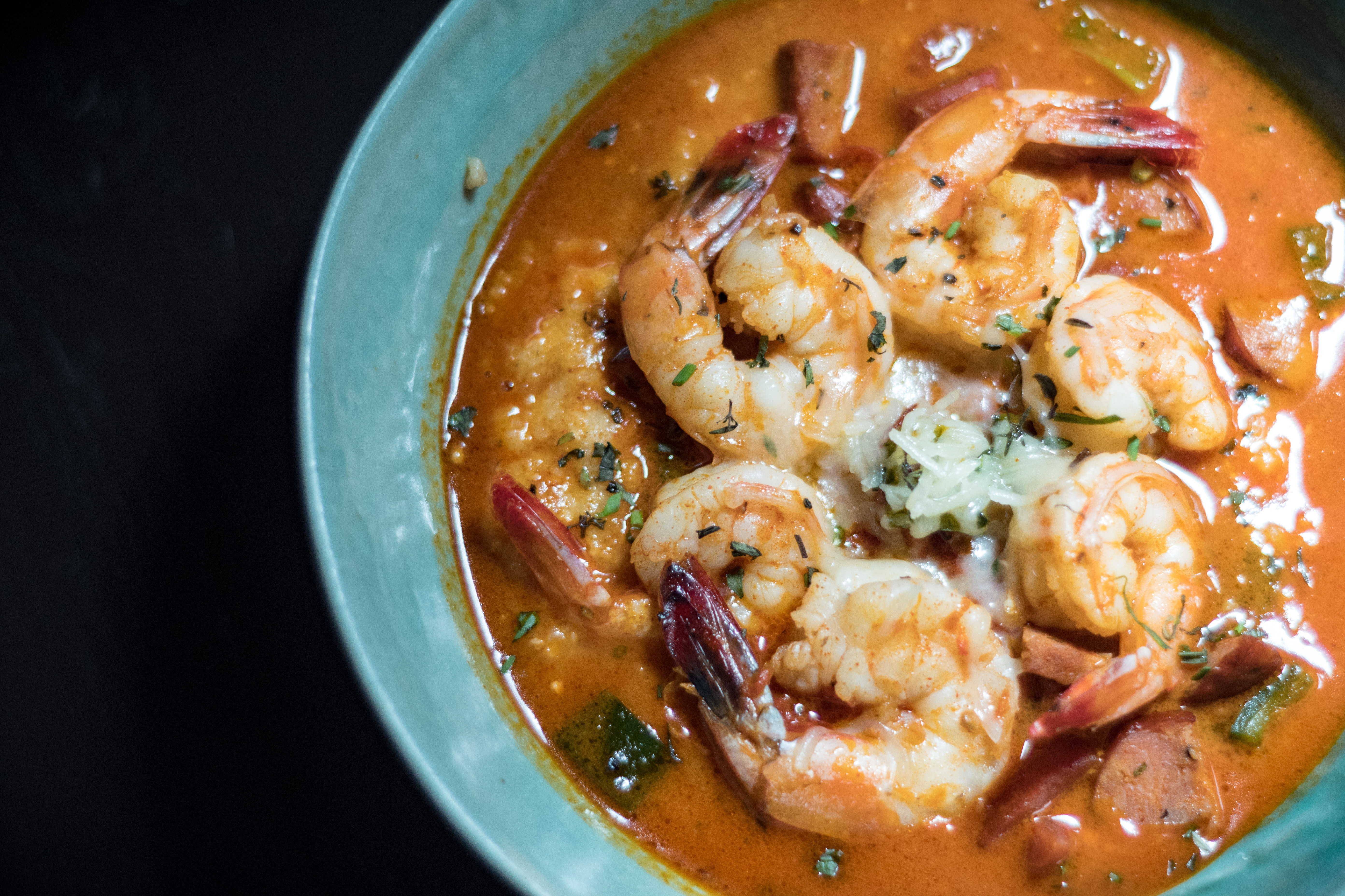 Order Lunch Shrimp & Grits  food online from It A Southern Thing: Kitchen & Bar store, Naperville on bringmethat.com