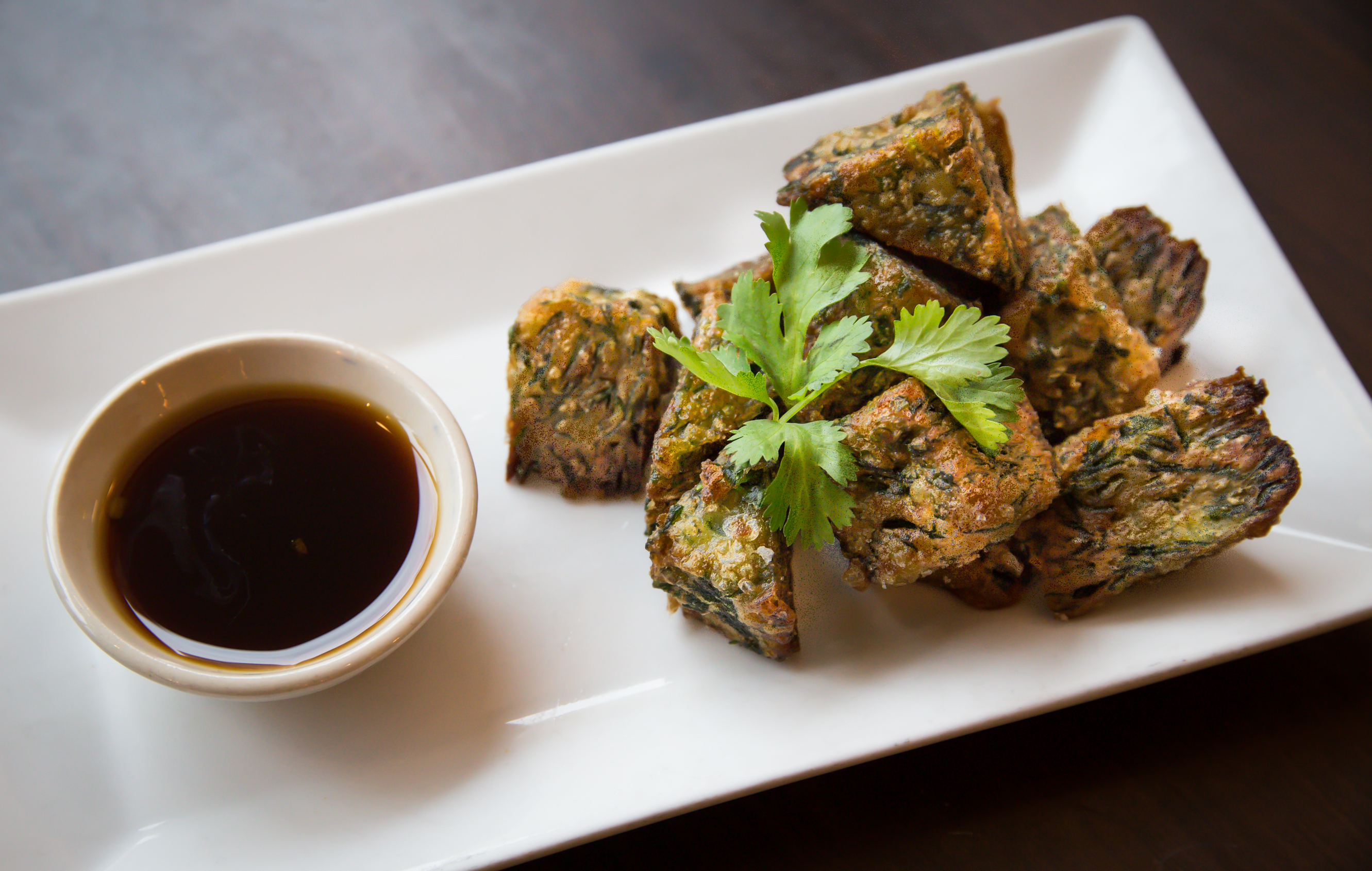 Order Chive Vegetable Pancake food online from Tue thai store, New York on bringmethat.com