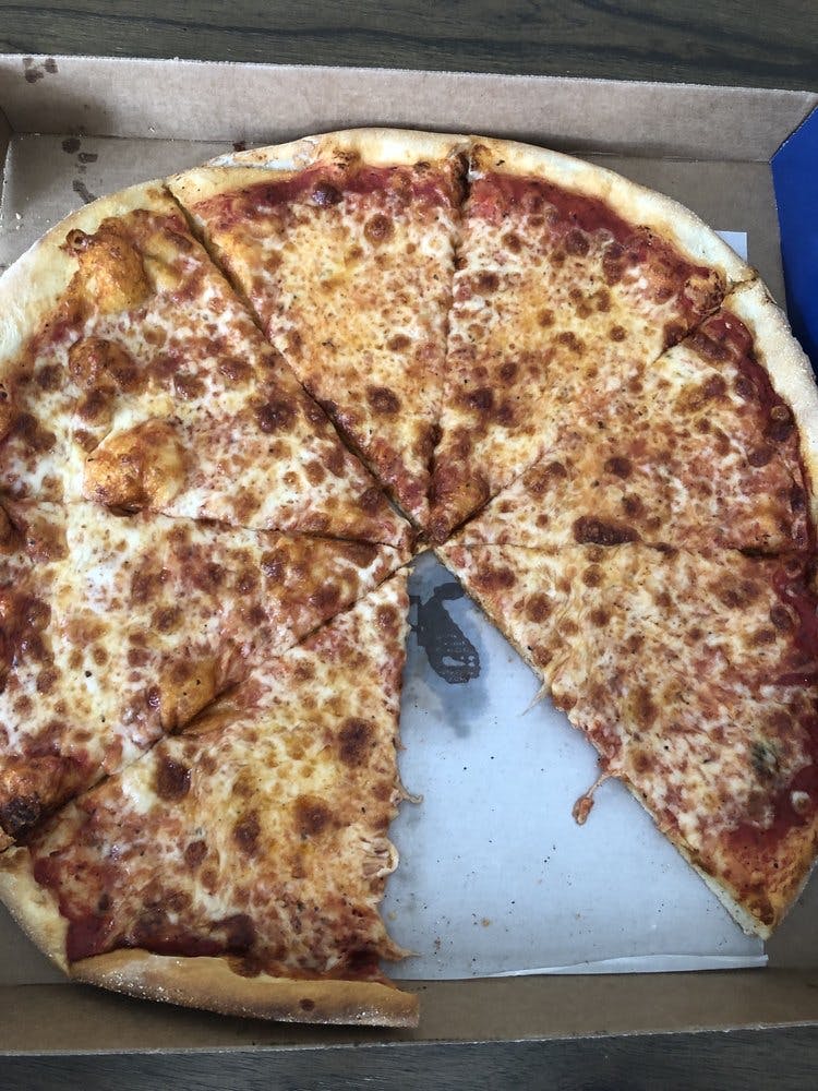 Order Cheese Pizza - Medium 14" food online from John Pizza store, Yonkers on bringmethat.com