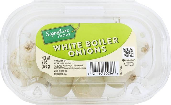Order Signature Farms · White Boiler Onions (7 oz) food online from Safeway store, Fountain Hills on bringmethat.com