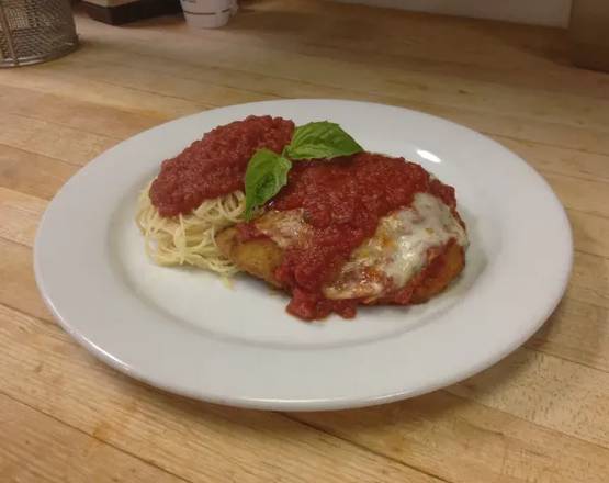 Order Chicken Parmigiana food online from Cuzino Family Kitchen store, Bear on bringmethat.com