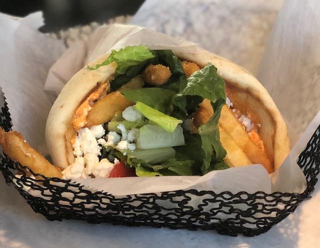 Order Veggie Gyro food online from The Greek store, State College on bringmethat.com