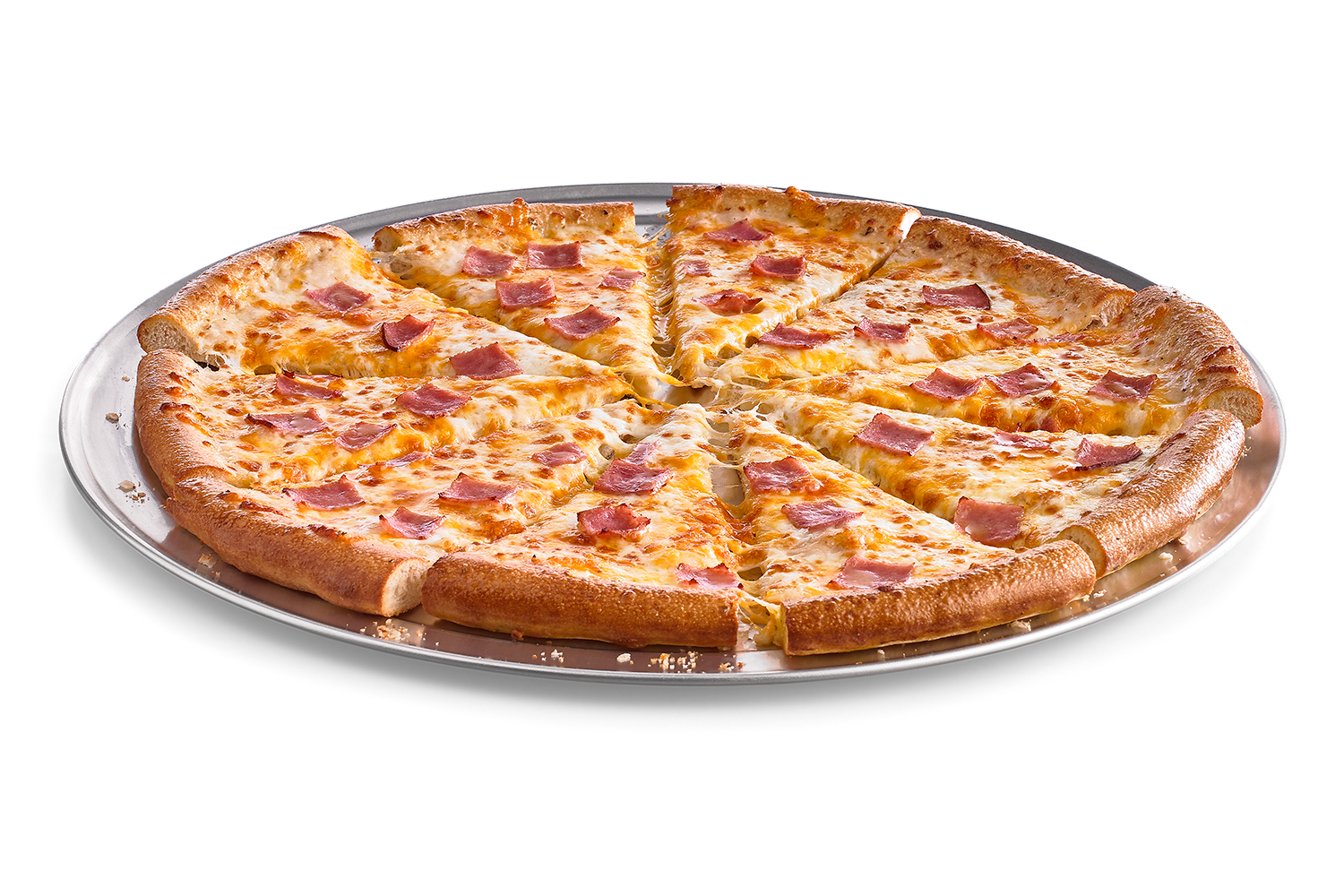 Order Giant Zesty Ham & Cheddar Pizza food online from Cicis Pizza store, Terrell on bringmethat.com