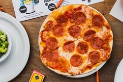 Order BYO Kids Pizza food online from Bitcoin Pizza store, Santa Barbara on bringmethat.com