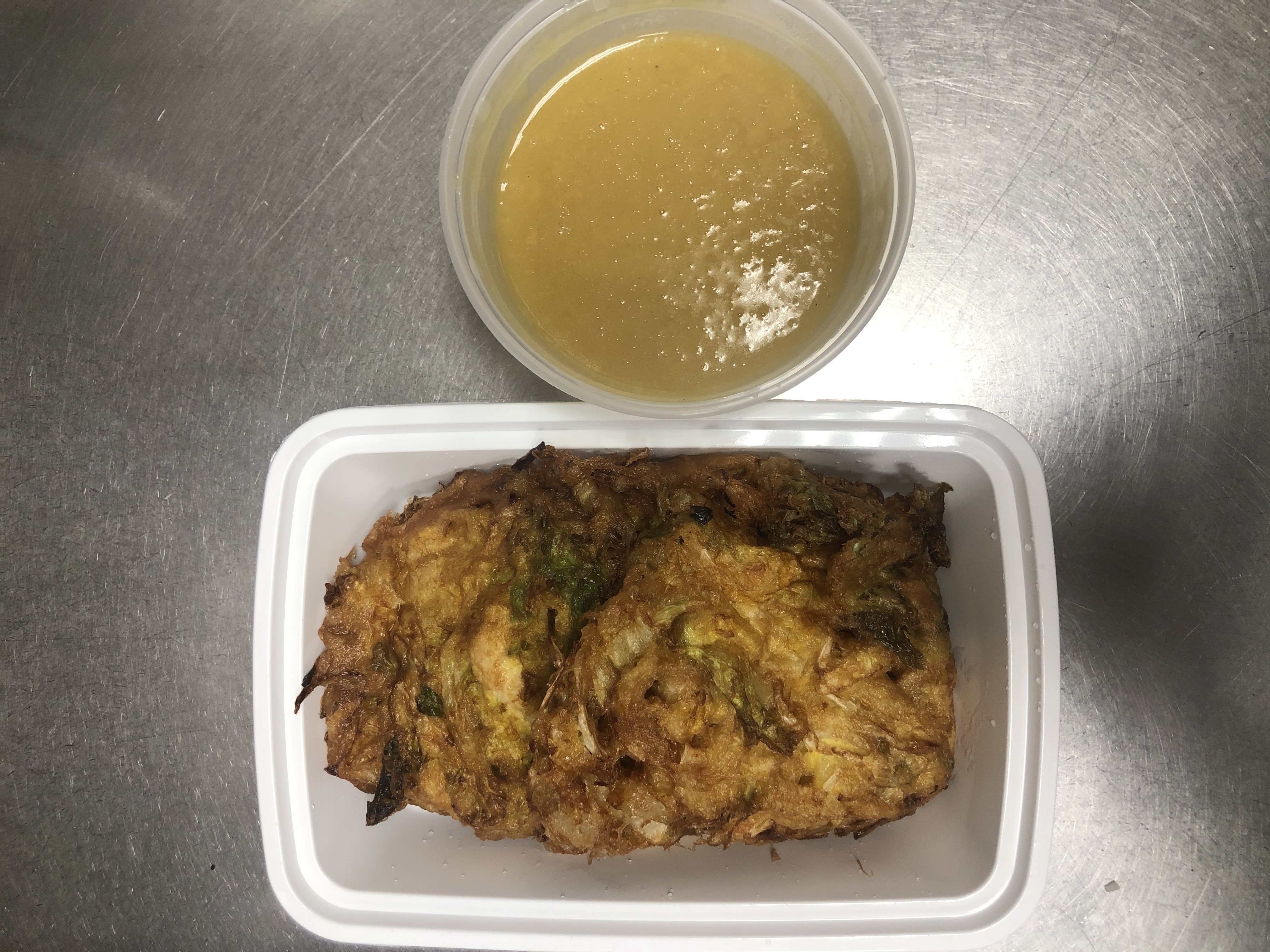 Order 148. Chicken Egg Foo Young food online from Fortune East store, Garden City Park on bringmethat.com