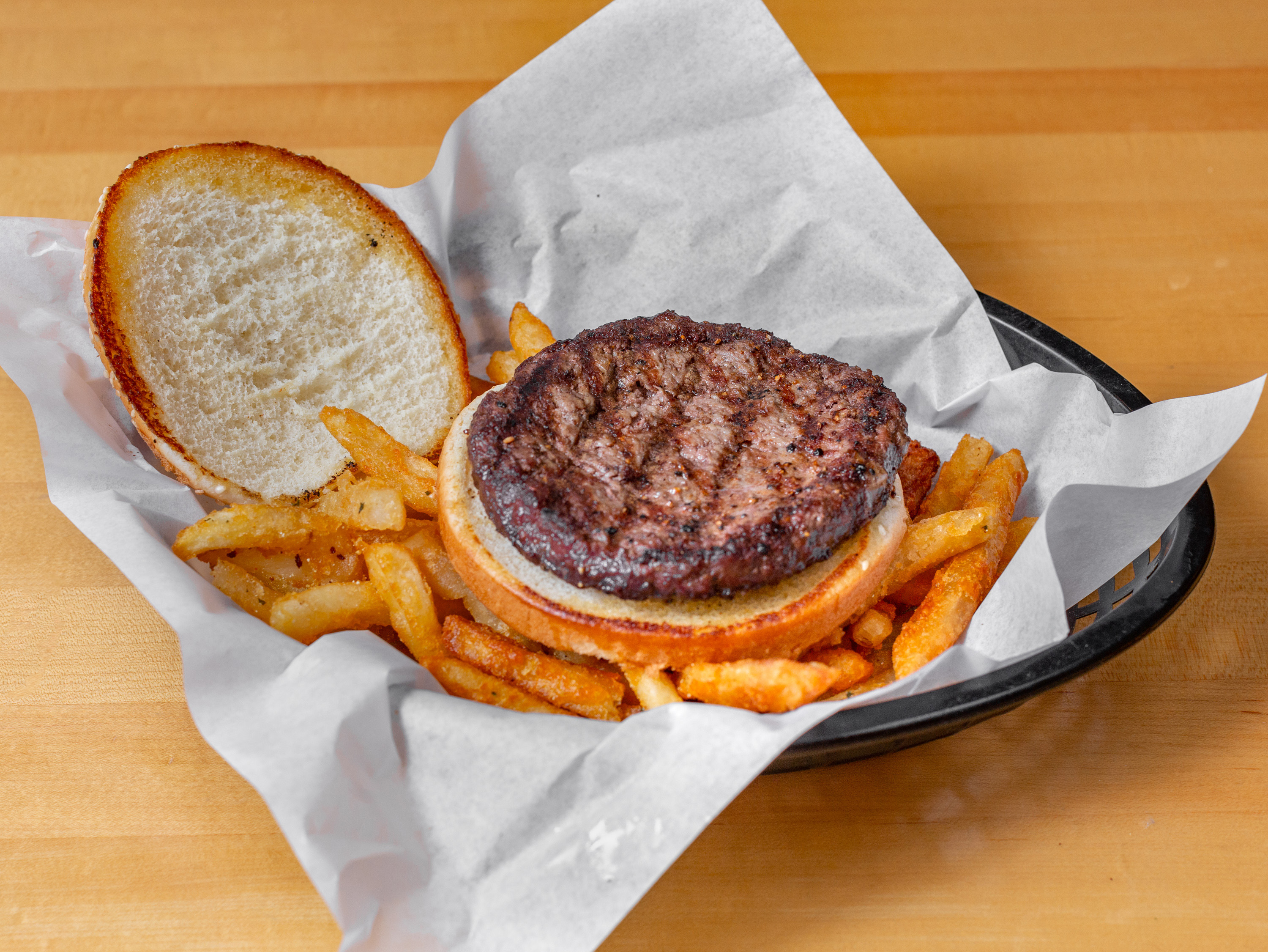 Order Blacken Cheese Burger food online from Dirty Al's Seafood Market & Cajun Kitchen store, Brownsville on bringmethat.com