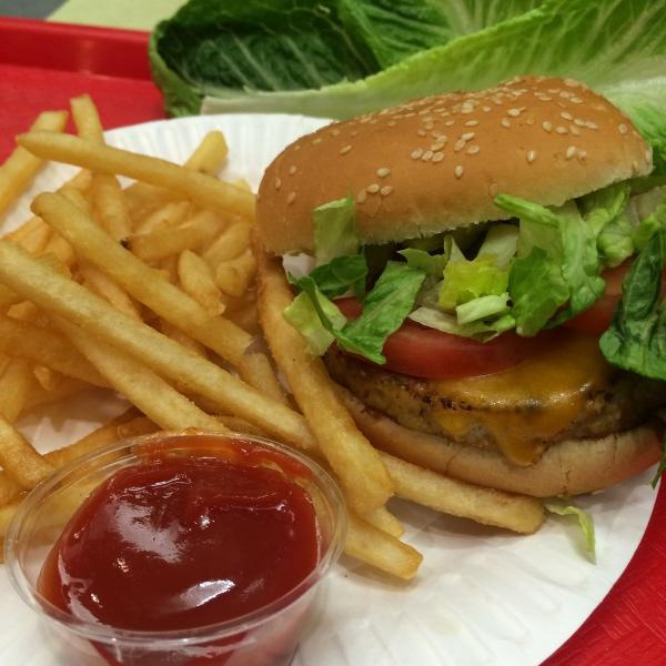 Order 06. Veggie Burger food online from Seniore's Pizza store, San Bruno on bringmethat.com