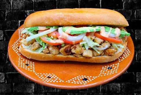 Order Chicken Tortas food online from RIVAS MEXICAN GRILL store, Fort Mohave on bringmethat.com