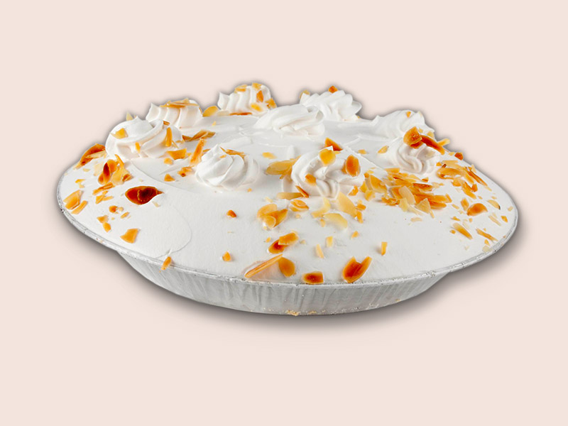 Order 8" Banana Cream Pie food online from Chicago Sweet Connection Bakery store, Chicago on bringmethat.com