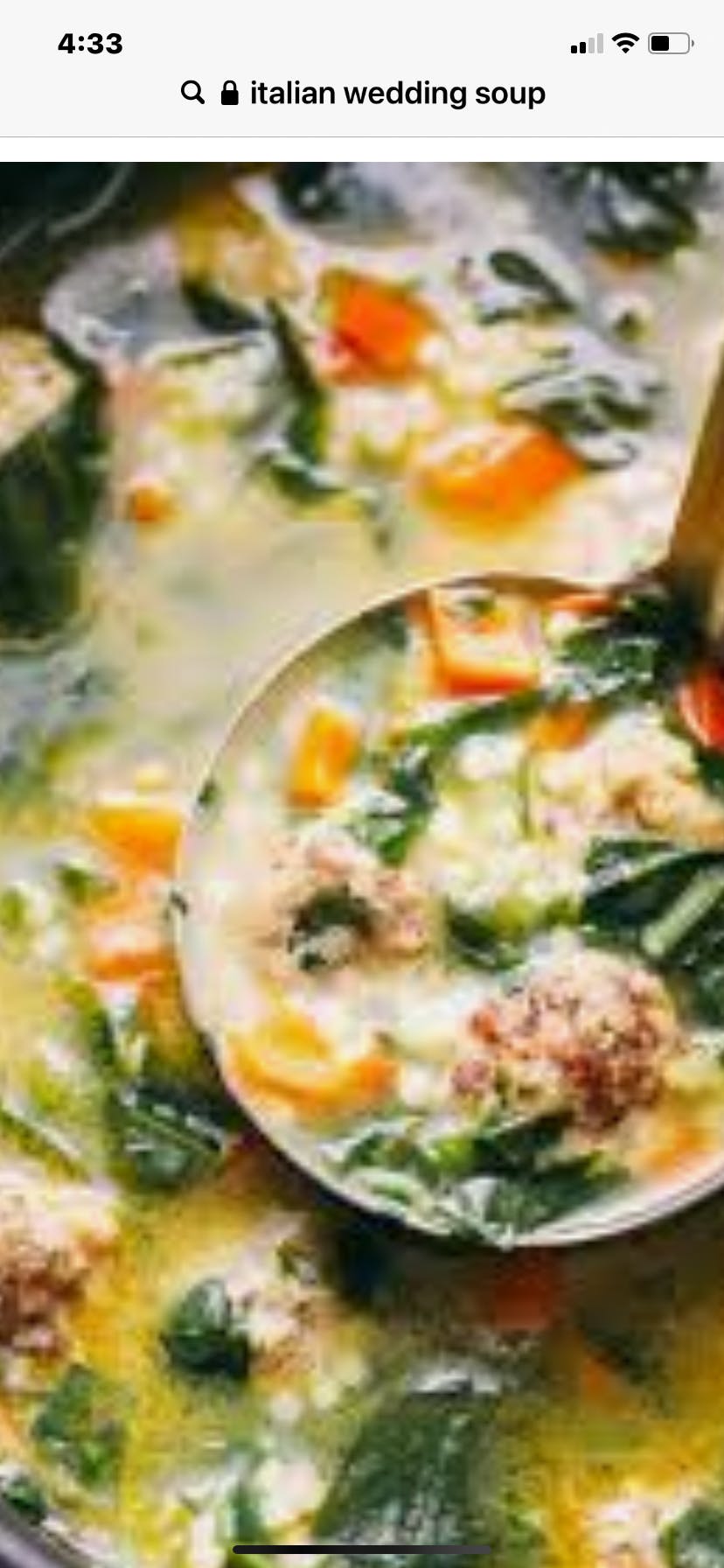 Order Italian Wedding Soup - Soup food online from Il Forno store, Branchburg on bringmethat.com