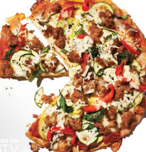 Order Cauliflower Crust 10" Four Meat Pizza food online from Mazzio Italian Eatery store, Norman on bringmethat.com