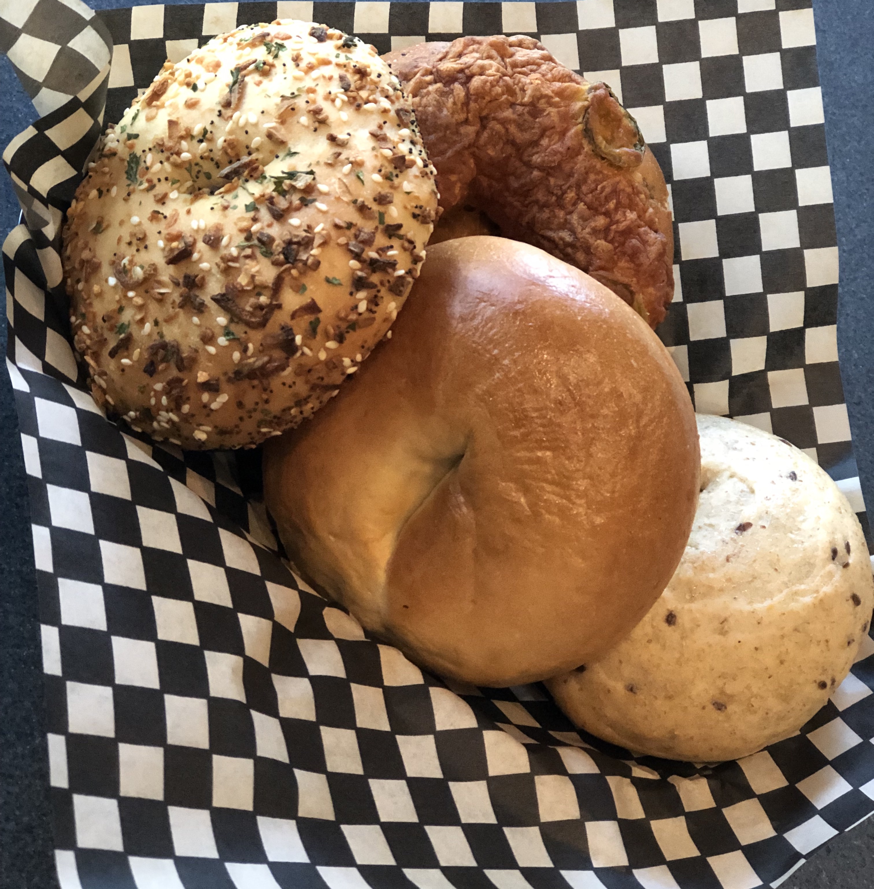 Order Single Bagel (no toppings) food online from Daily Bagel store, Eugene on bringmethat.com