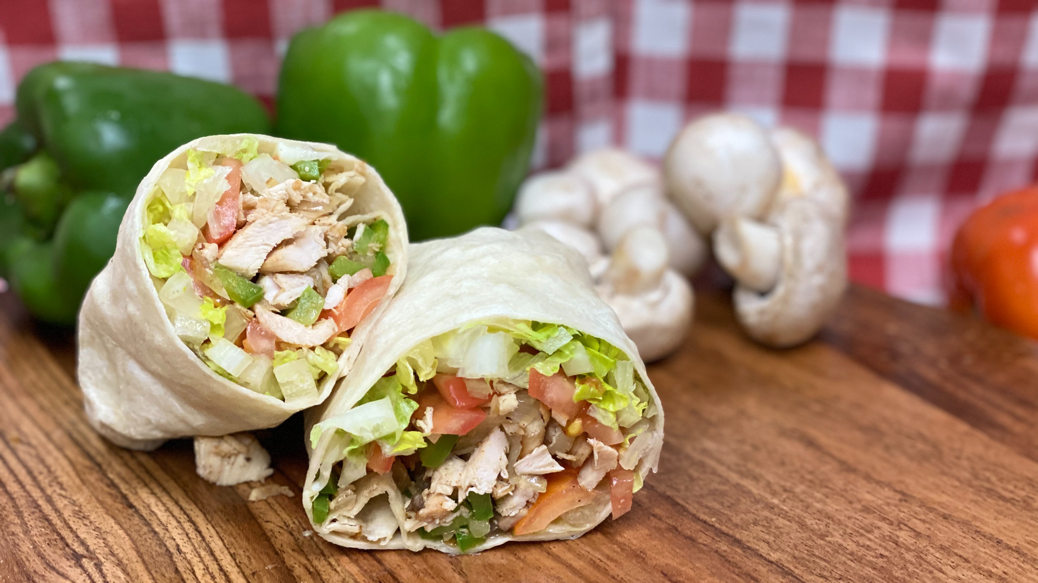 Order Veggielicious Wrap food online from The Chicken Chicken Place store, Washington on bringmethat.com