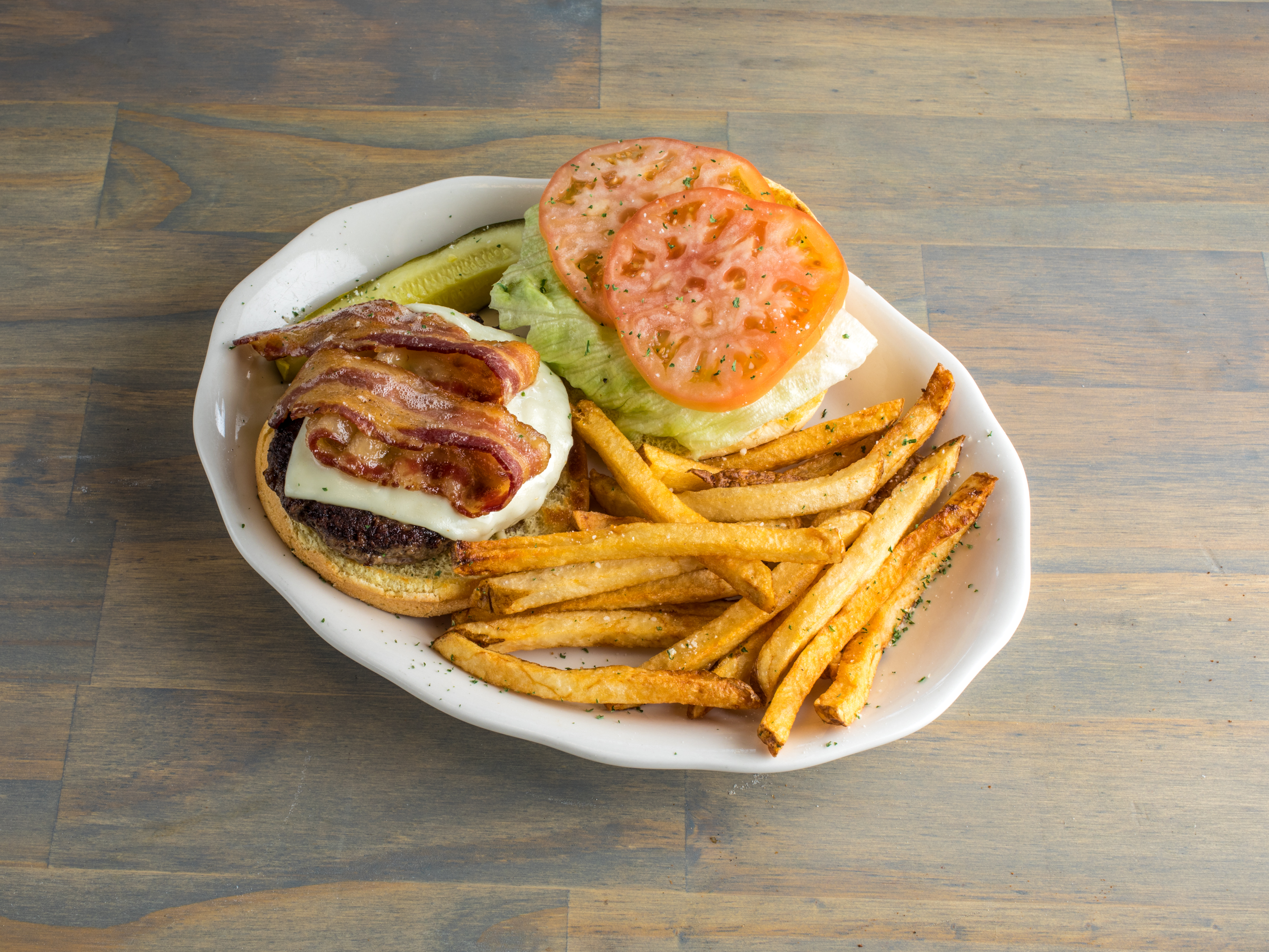 Order Bacon Cheeseburger Lunch food online from Henry Diner store, Putnam on bringmethat.com