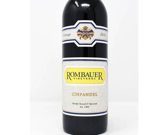 Order Rombauer Zinfandel food online from Newport Wine & Spirits store, Newport Beach on bringmethat.com
