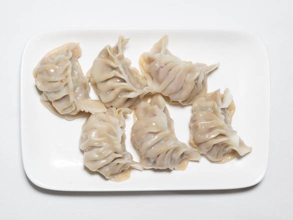 Order Steamed Dumplings (6 pcs) 蒸鍋貼  food online from Hong Kong Pearl Seafood Restaurant store, Falls Church on bringmethat.com