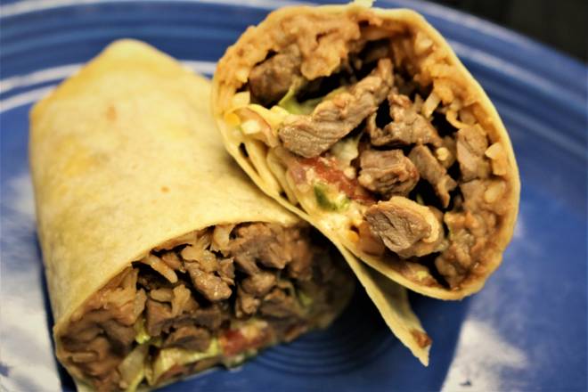 Order Carne Asada Burrito food online from Cabo Taco store, Cincinnati on bringmethat.com