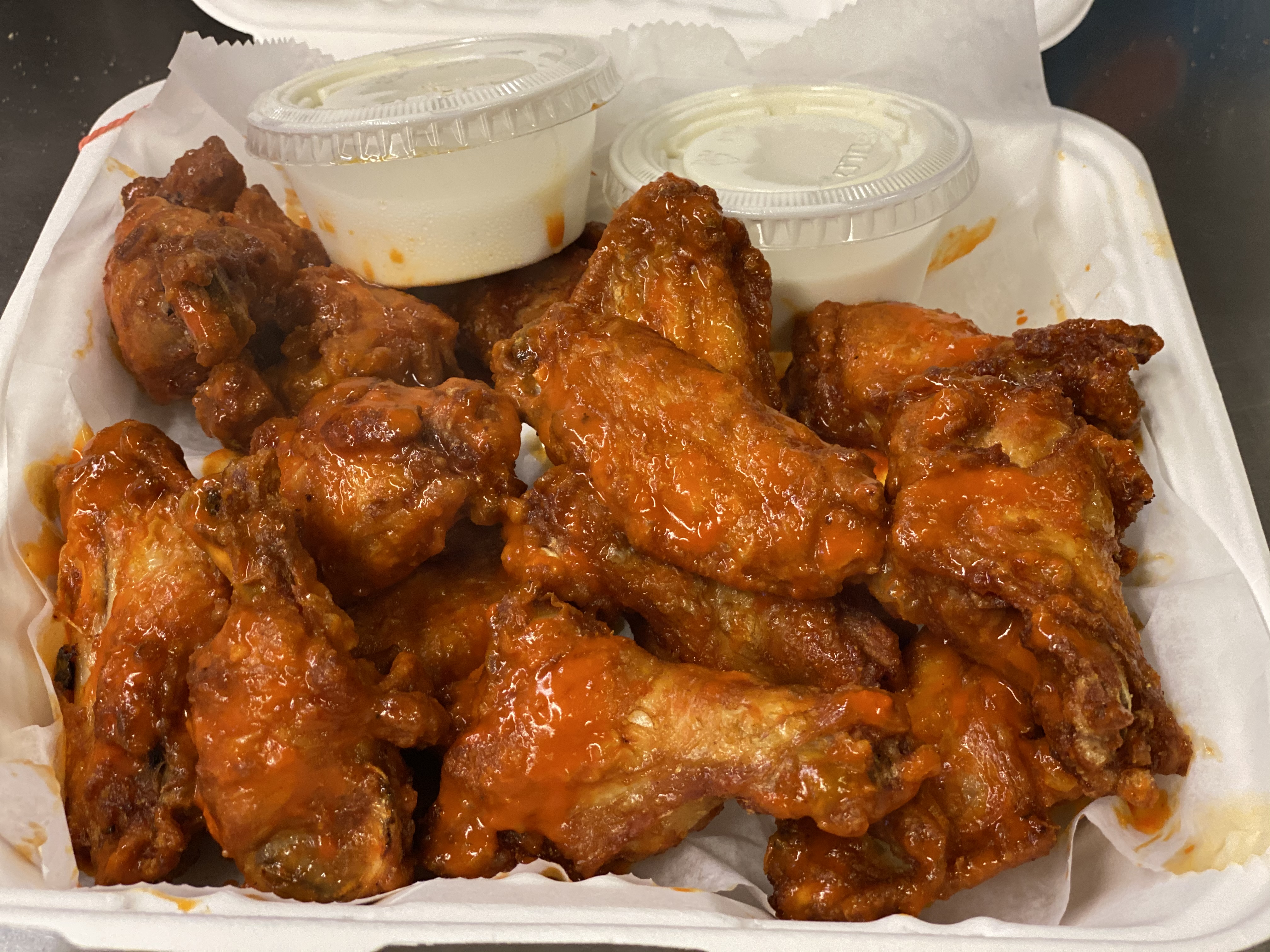 Order Buffalo Chicken Wings food online from Cooks Window Pizzeria store, Wellesley on bringmethat.com