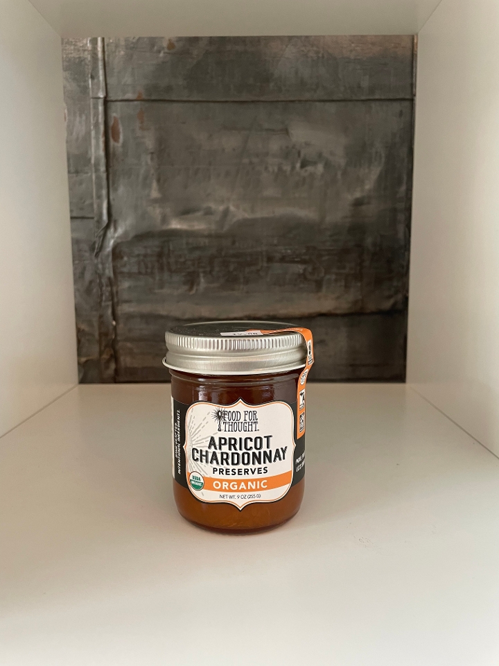 Order Food For Thought - Apricot & Chardonnay Preserves food online from Orkenoy store, Chicago on bringmethat.com