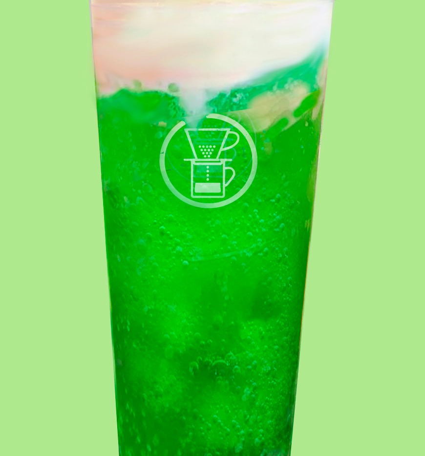 Order Melon Cream Soda Float food online from Coffee And Water Lab store, San Jose on bringmethat.com