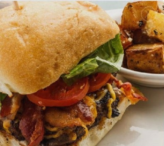 Order Loaded Bacon Cheese Burger food online from Bon Temps Grill store, Lafayette on bringmethat.com