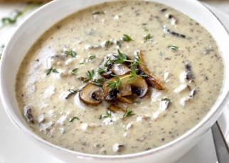 Order French Mushroom Cream Soup food online from Cafe Gourmand store, Staten Island on bringmethat.com