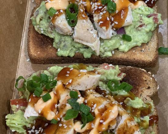 Order Avocado Chicken Teriyaki Toast food online from I Got The Juice store, New Rochelle on bringmethat.com