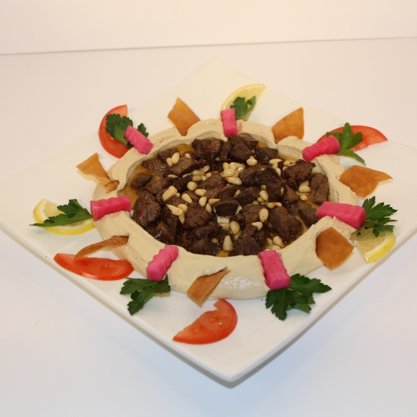 Order Hummus with Shawerma food online from Sky Restaurant & Lounge store, Winnetka on bringmethat.com