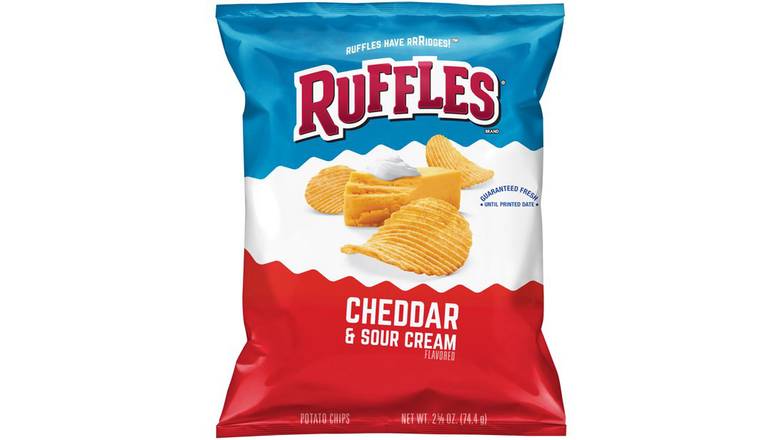 Order Ruffles Cheddar & Sour Cream food online from Trumbull Mobil store, Trumbull on bringmethat.com