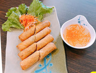 Order A2. Fried Vietnamese Eggroll food online from Ngon Noodle House store, Antioch on bringmethat.com
