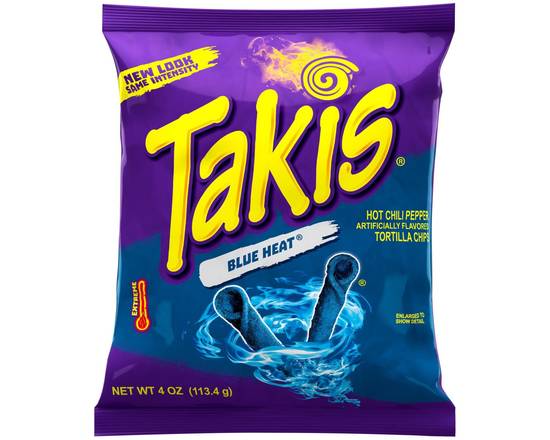 Order Takis Blue Heat 4oz food online from Rocket store, Commerce City on bringmethat.com