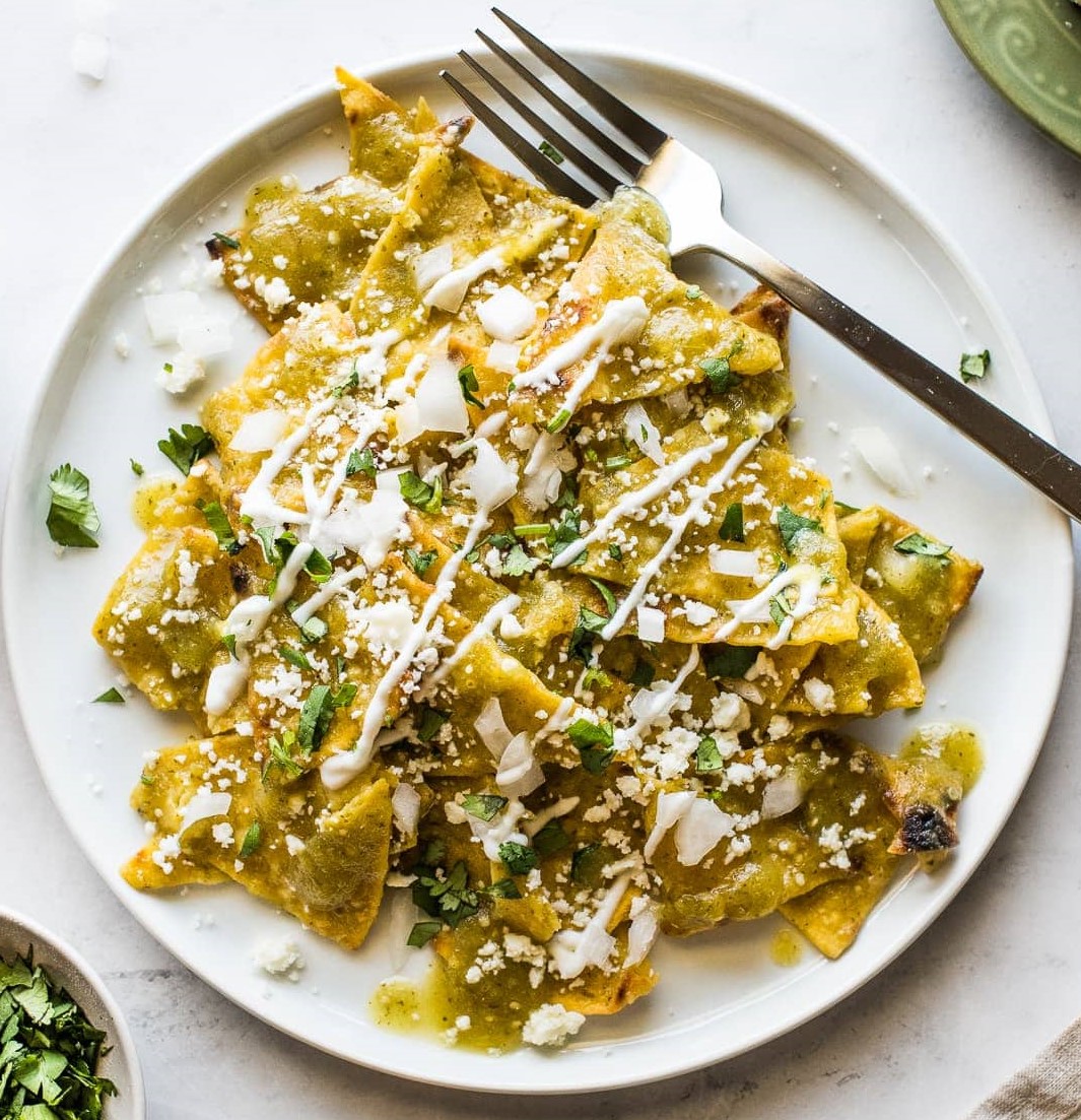 Order CHILAQUILES food online from Hearty Cafe Pancake House store, Chicago on bringmethat.com
