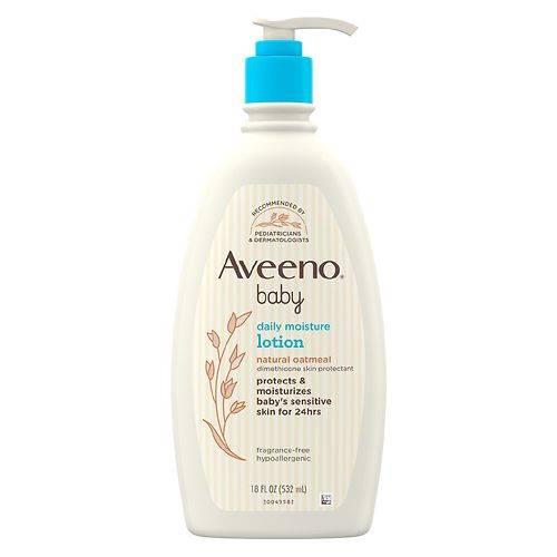 Order Aveeno Baby Daily Moisture Lotion with Colloidal Oatmeal - 18.0 fl oz food online from Walgreens store, Laurel on bringmethat.com