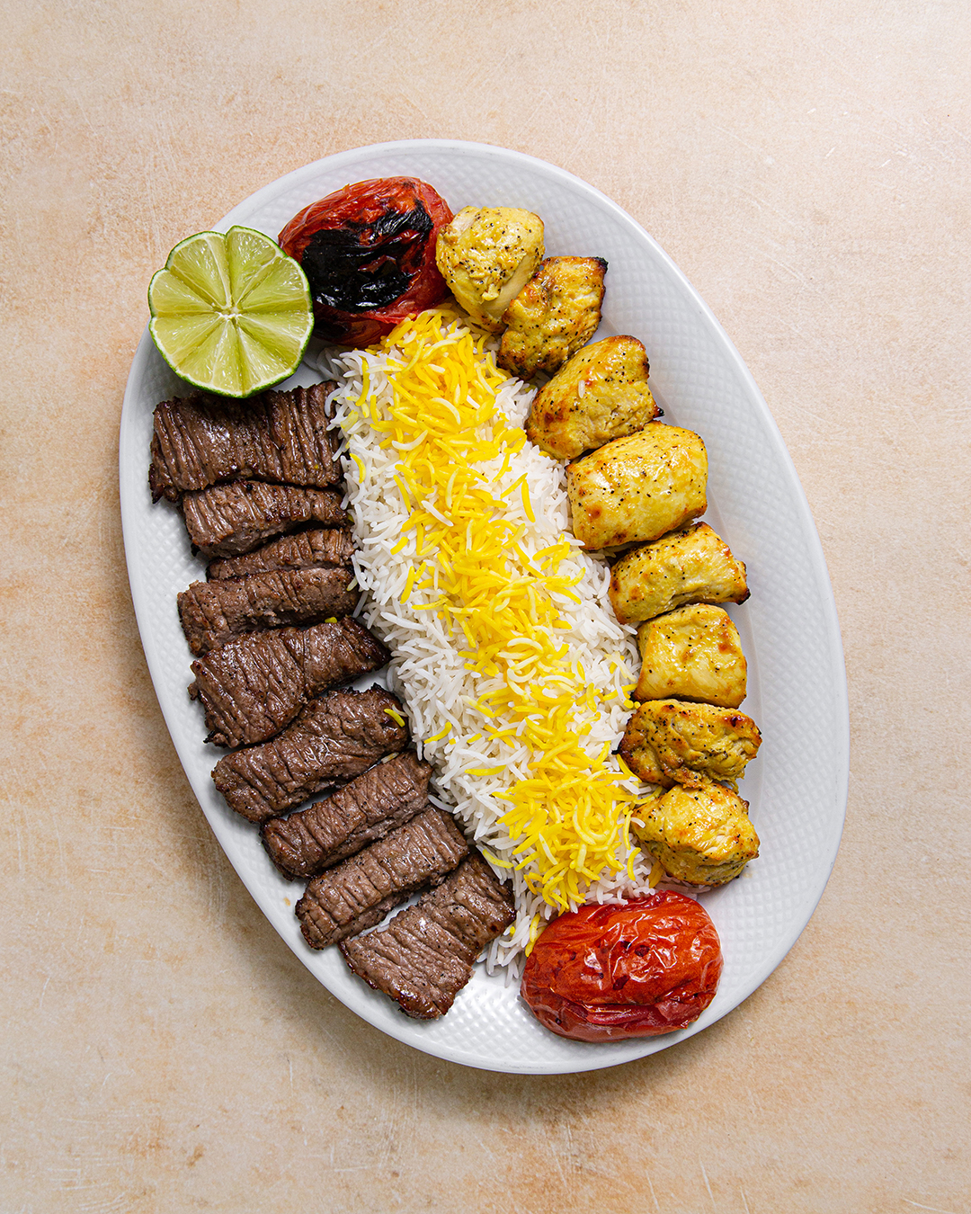 Order Kabob Special Combination food online from Yekta Kabob Counter store, Rockville on bringmethat.com