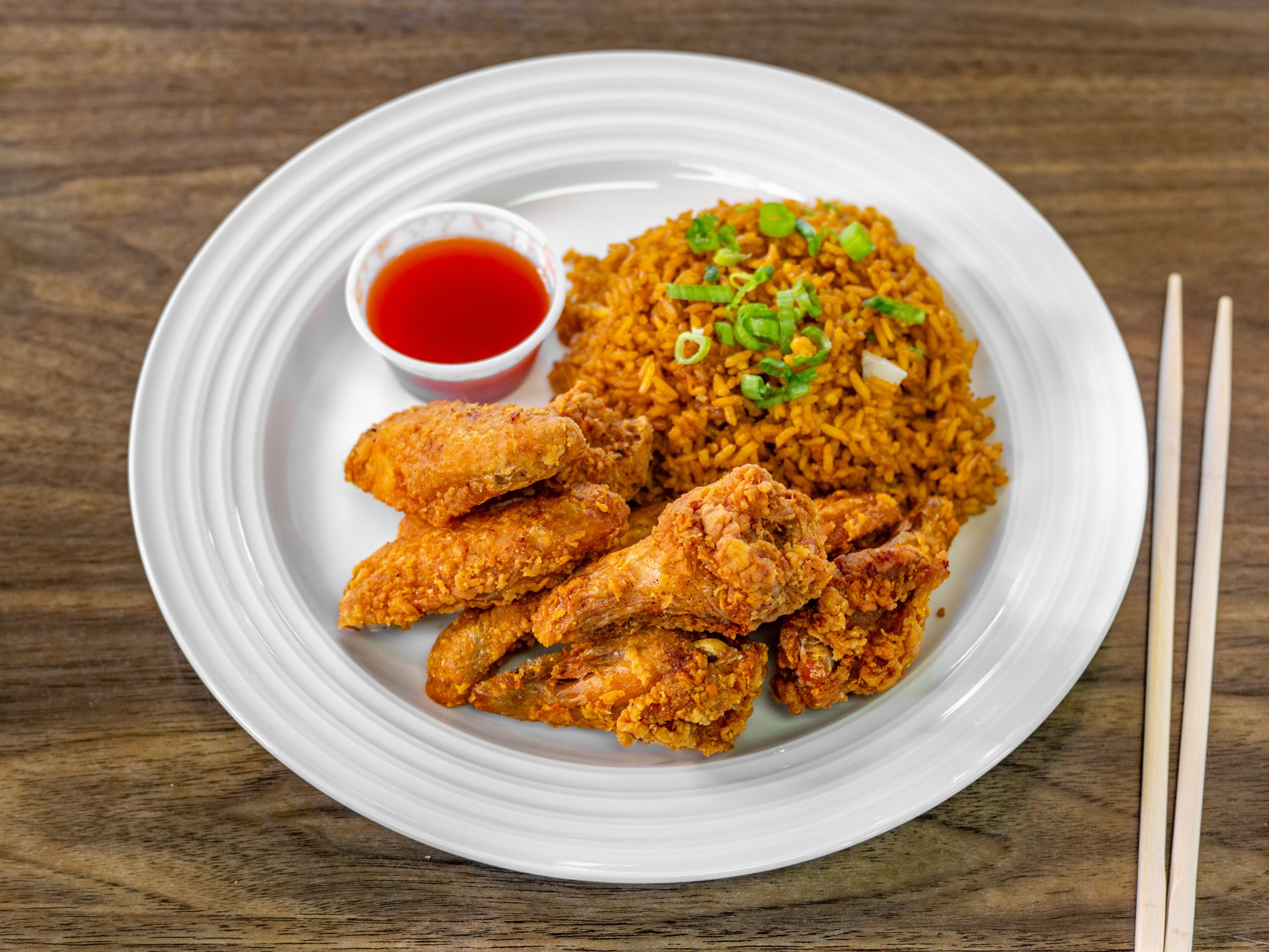 Order A7. Eight Chicken Wings food online from Jing Jing Asian Restaurant store, Newport News on bringmethat.com