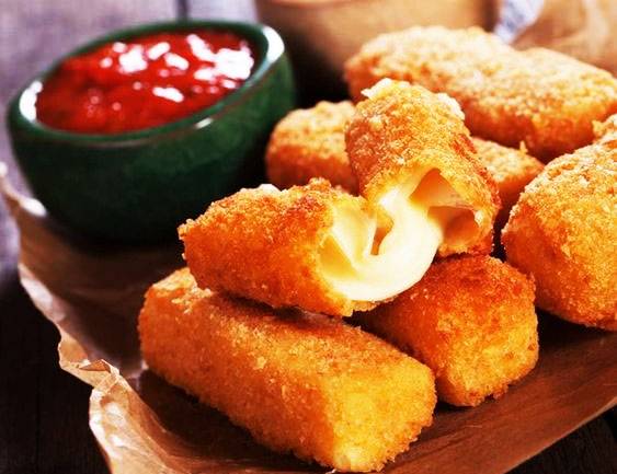 Order Mozzarella Sticks food online from Pizza Polo store, Los Angeles on bringmethat.com