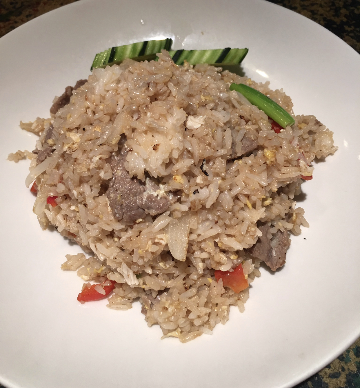 Order Kao Pad Beef Fried Rice Lunch food online from Haad Thai store, Washington on bringmethat.com