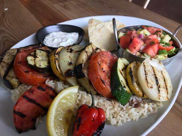 Order Grilled Vegetable Platter food online from Greek on Cary store, Richmond on bringmethat.com