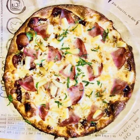 Order Hawaiian BBQ Pizza (760 Cal) food online from Fired Pie store, Avondale on bringmethat.com