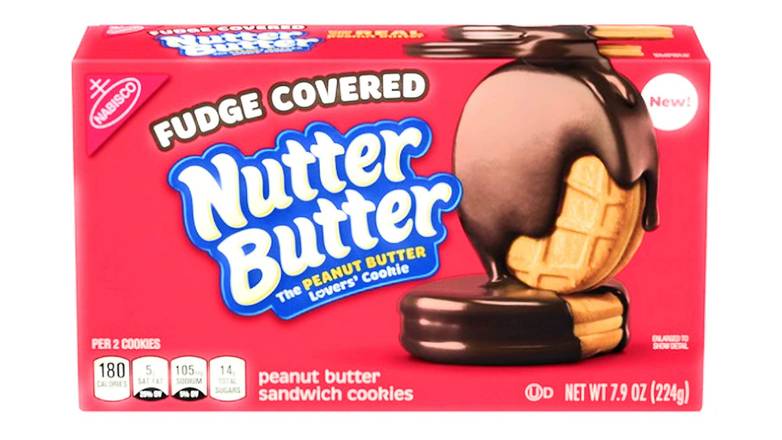 Order Nutter Butter Chocolate Fudge Covered Peanut Butter Cookies food online from Red Roof Market store, Lafollette on bringmethat.com