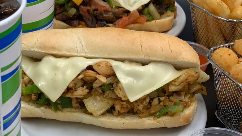 Order CHICKEN PHILLY CHEESESTEAK food online from Flynn's Eats store, Richfield on bringmethat.com