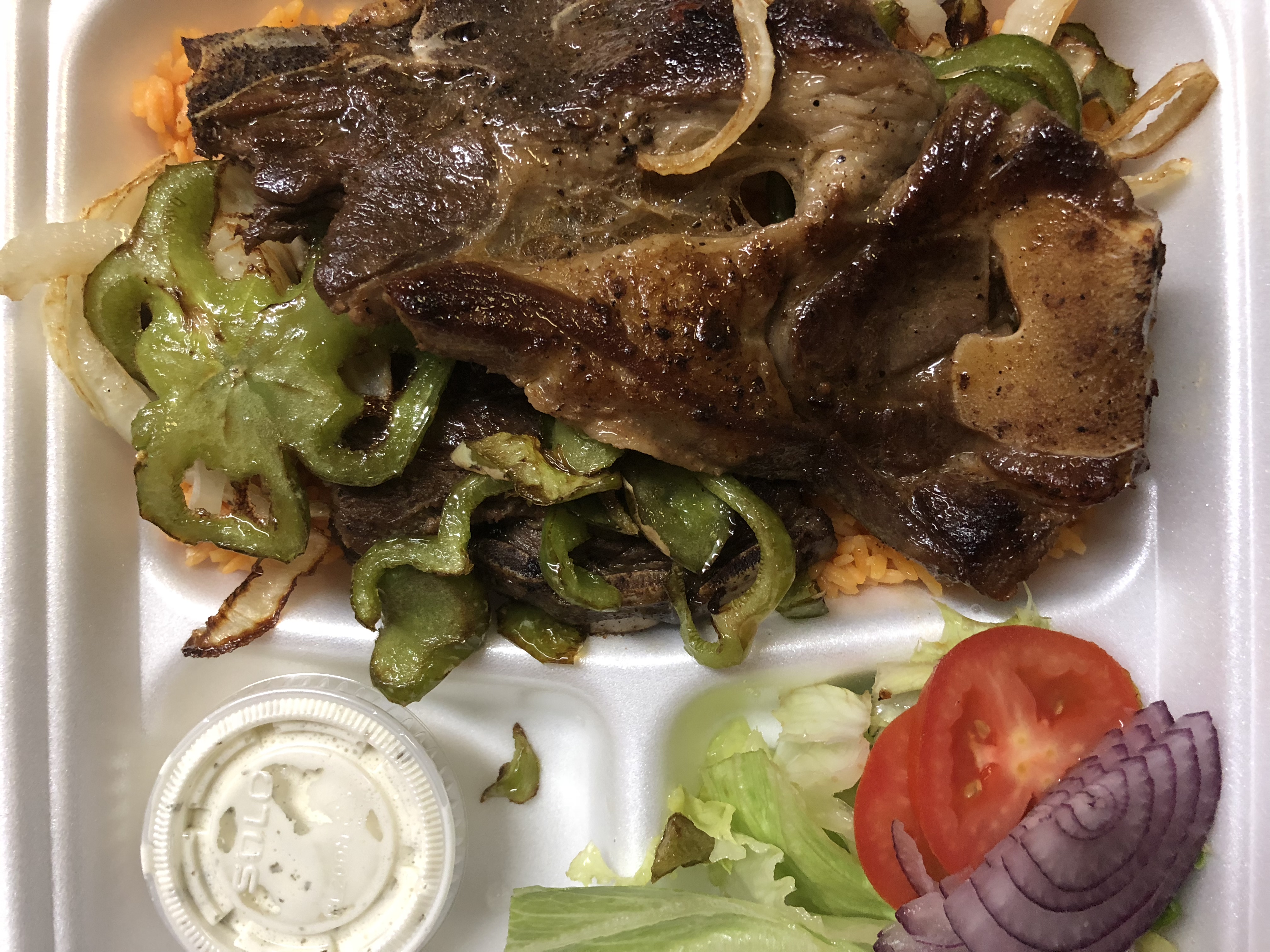 Order Lamb Chops Over Rice Special food online from Carnival Pizza 4 store, Philadelphia on bringmethat.com