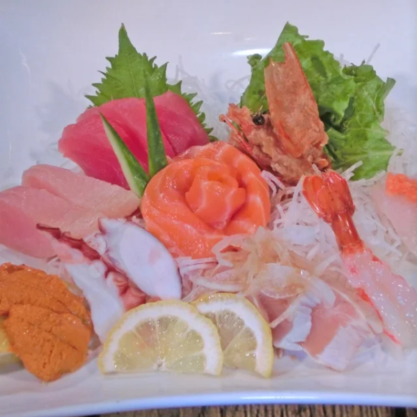 Order Deluxe Sashimi food online from Izakaya Takasei store, Fullerton on bringmethat.com