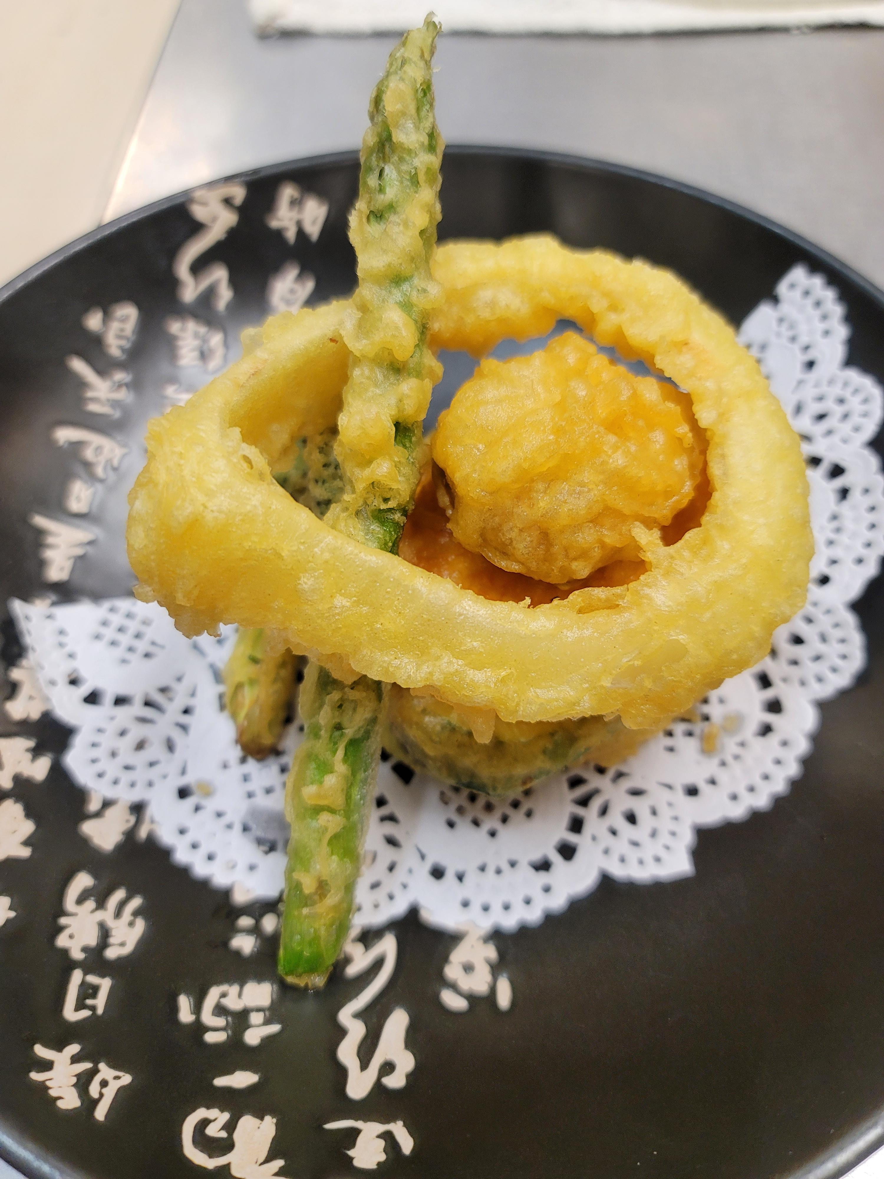 Order Veg Tempura Aptz food online from JP Nori Sushi & Asian Cuisine store, Littleton on bringmethat.com