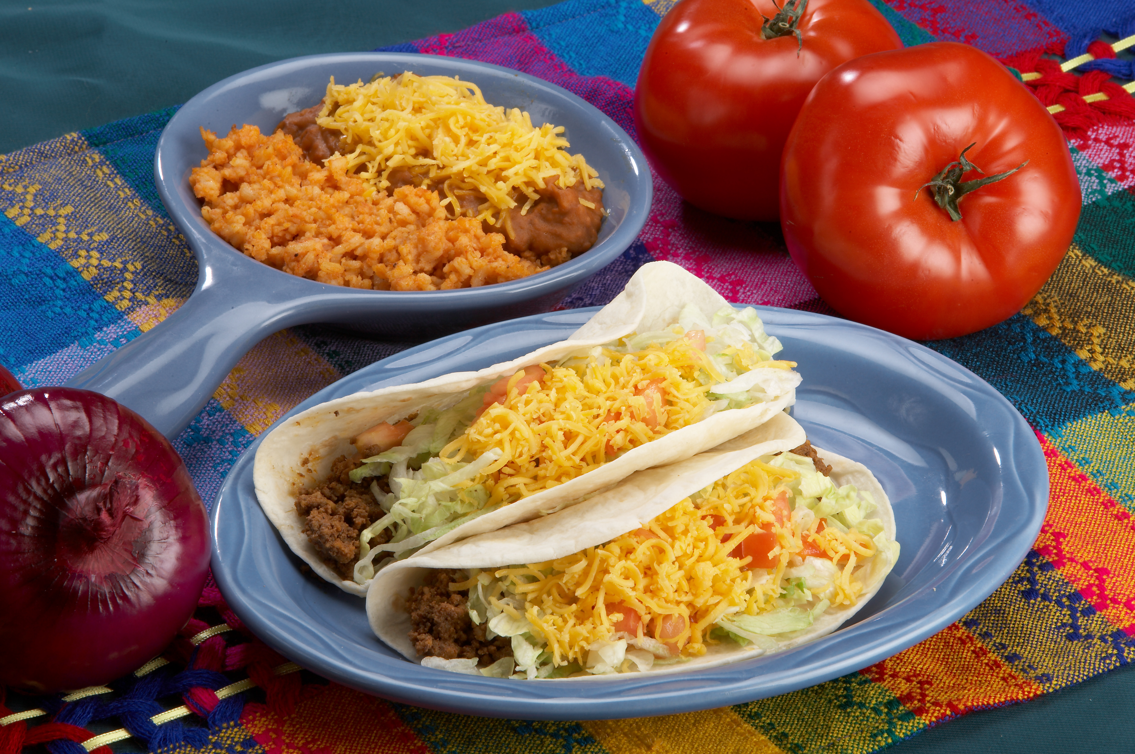 Order 2 Beef Flour Shell Tacos food online from Rudy's Tacos store, Davenport on bringmethat.com