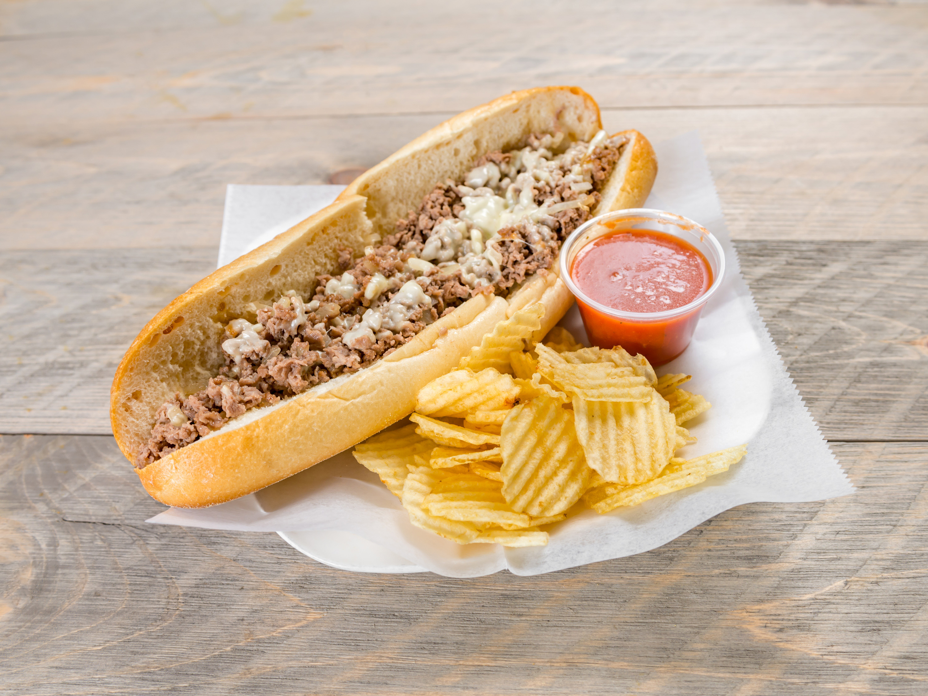 Order Cheesesteak Sandwich food online from Sarina Pizza store, Mohnton on bringmethat.com