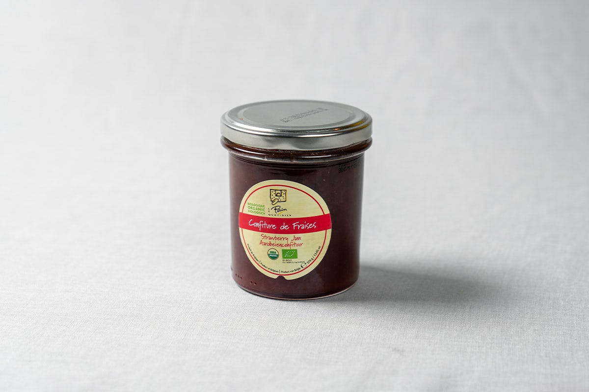 Order Organic Strawberry Jam food online from Le Pain Quotidien store, Philadelphia on bringmethat.com