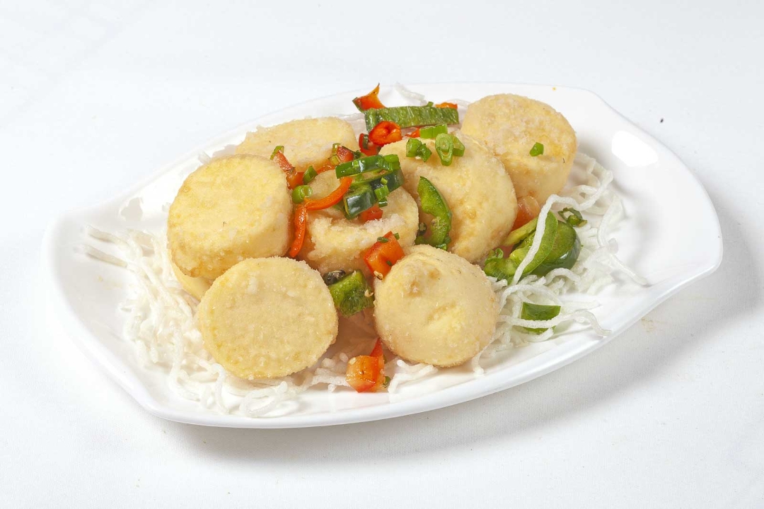 Order Salt & Pepper Tofu 椒鹽玉子豆腐 (小) food online from Furama store, Chicago on bringmethat.com